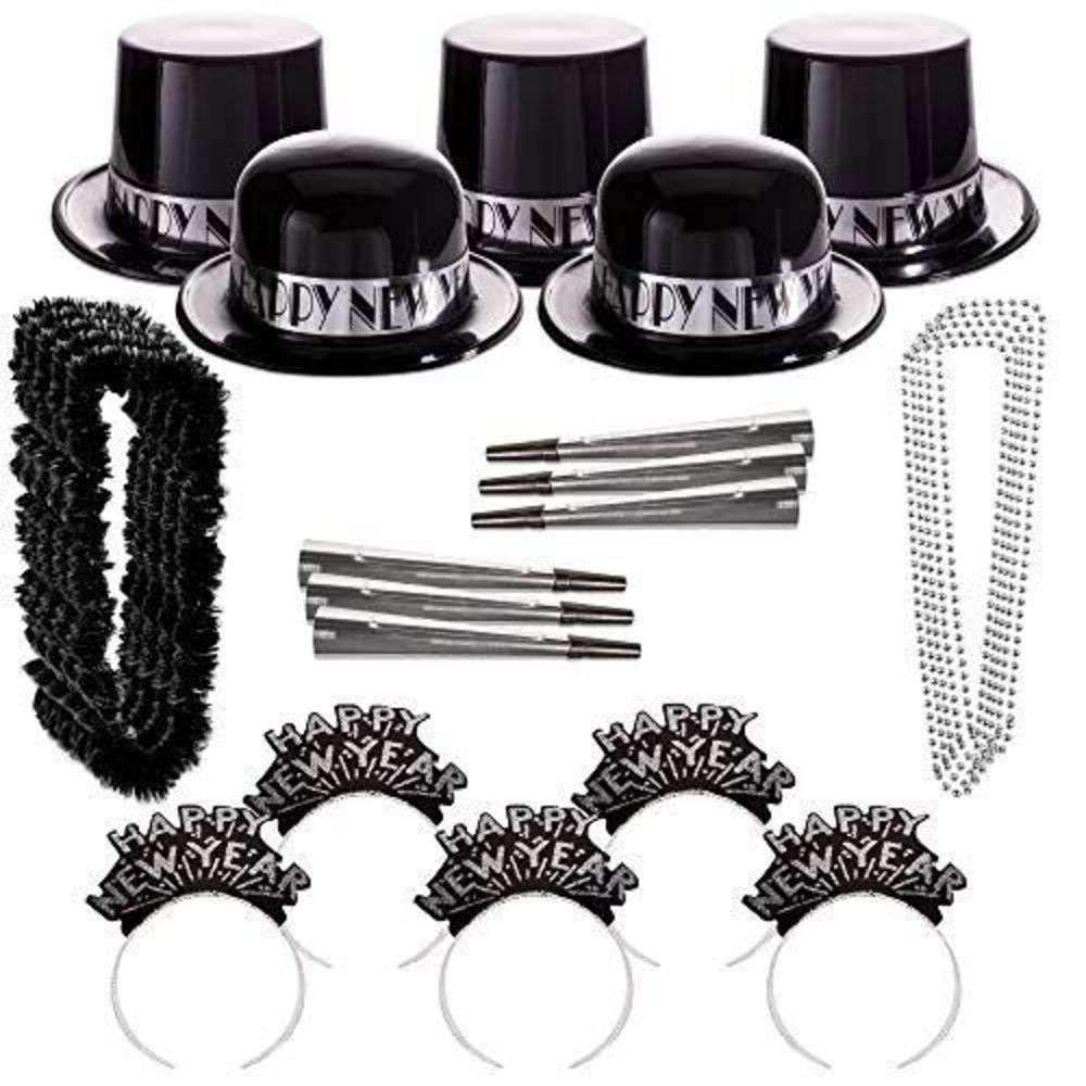 Party Kit New Years Eve for 100 Guests No Year Silver Showboat
